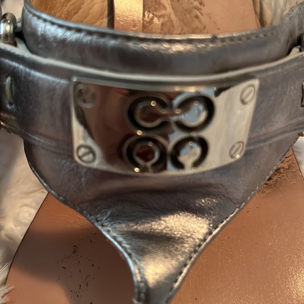 Coach silver sandals - Picture 5 of 6